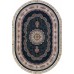 Иранский ковер Tehran 7521 Синий овал